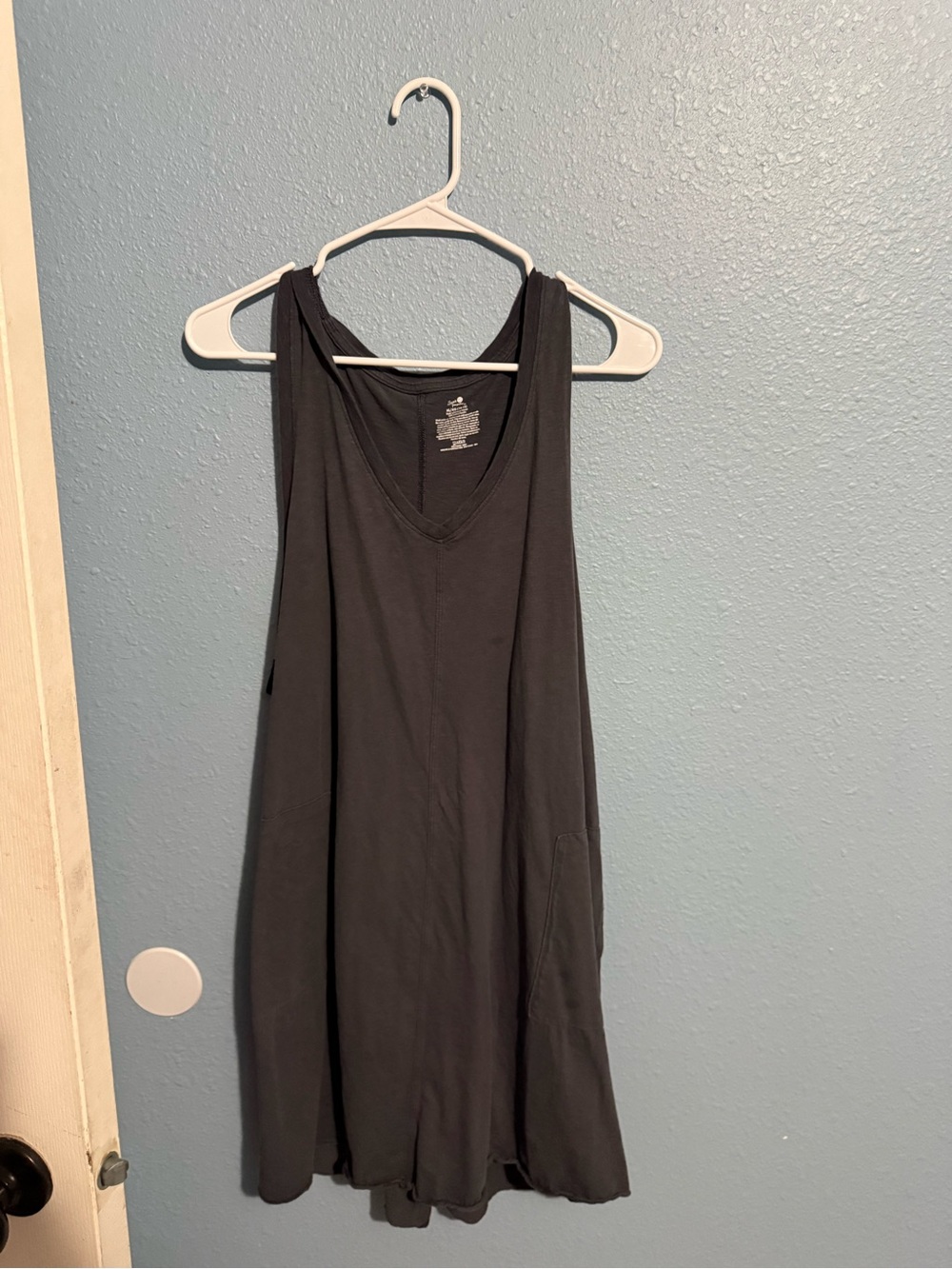 Secret Treasures Charcoal V-Neck Swing Tank